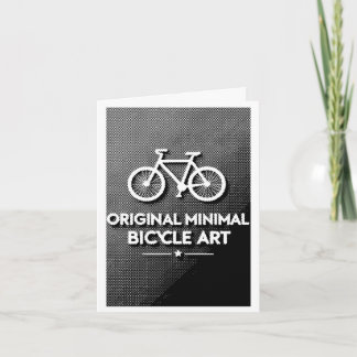 Convite Arte Minimalista de Bicicleta