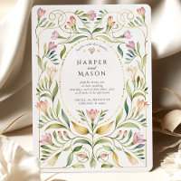 Arte Nova Fantasia Freesias Boda Dourada