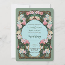 Arte Novo Casamento Aquarela Verde Sálvia