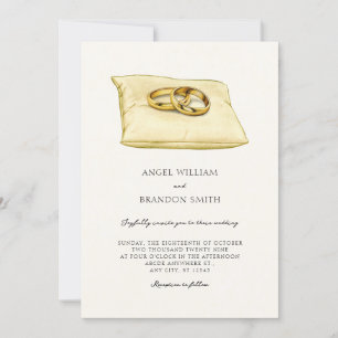 Convite Artes de casal de casamento