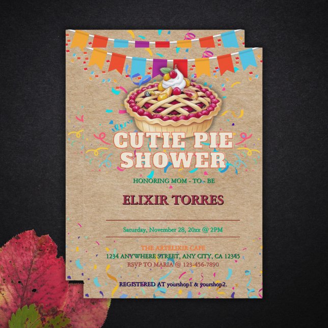 Convite Artesanato Festivo, Chá de fraldas do Festa de Piz (Criador carregado)