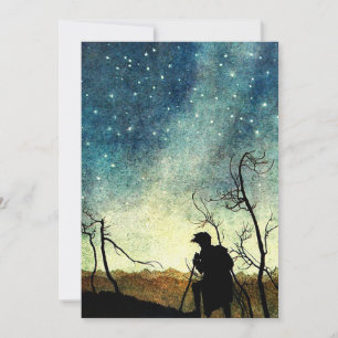 Convite Arthur Rackham Illustração Comus Starry Night