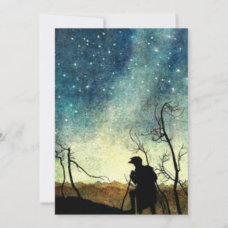 Convite Arthur Rackham Illustração Comus Starry Night