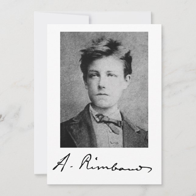 Convite Arthur Rimbaud (Frente)