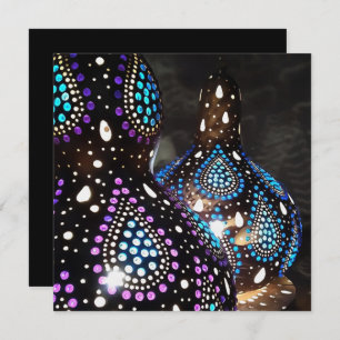 Convite Artisan Artesanato Gourd Lanternas Turcas Arte Acr