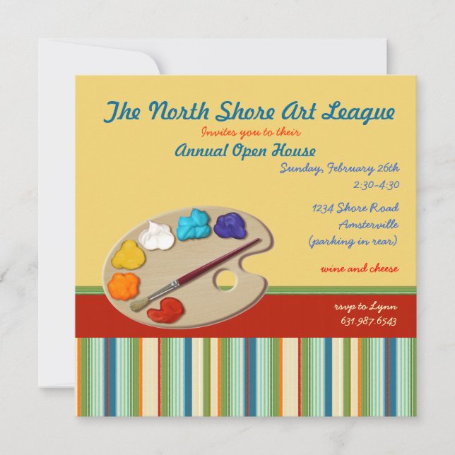 Convite Artista. (Frente)