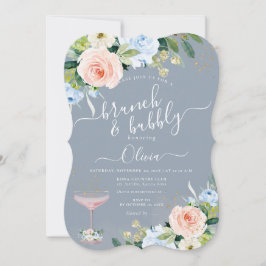 Convite ArtsApp H2 Blush Blue Rosa Brunbble