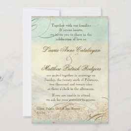 Convite Aruba Sea Turtle Modern Coaster Ocean Beach