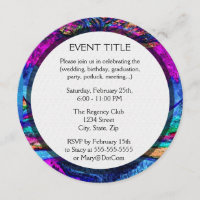 Árvore da meditação de vida no roxo