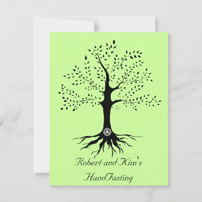 Convite Árvore da Vida (Frente)