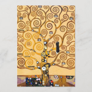 Convite Árvore Da Vida Gustav Klimt