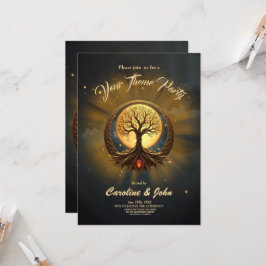 Convite Árvore da Vida – Iluminação ao Luar