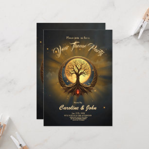 Convite Árvore da Vida – Iluminação ao Luar