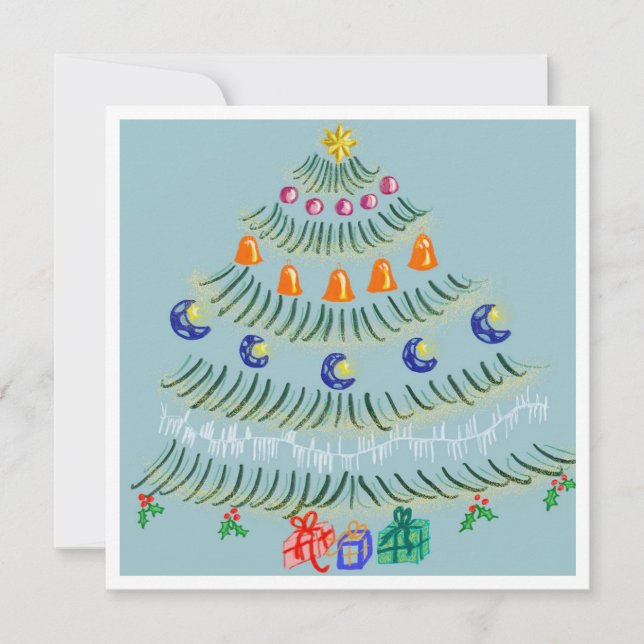 Convite Árvore de Natal (Frente)