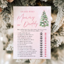 Árvore de Natal com Laços Rosa - Jogo de Adivinhaç