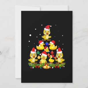 Convite Árvore de Natal de Pato