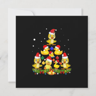 Convite Árvore de Natal de Pato
