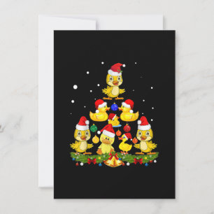 Convite Árvore de Natal de Pato