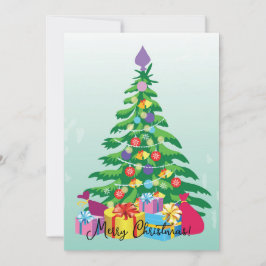 Convite Árvore de Natal e presentes