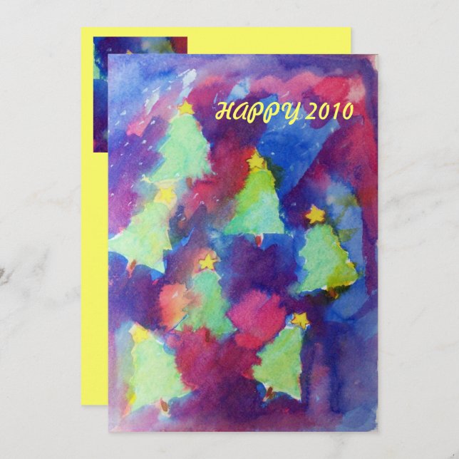 CONVITE ÁRVORE DE NATAL - FESTA (Frente/Verso)