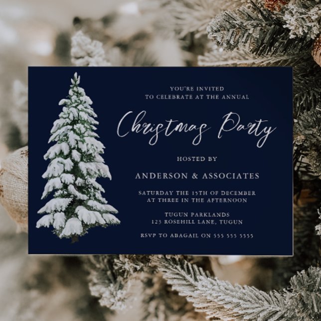 Convite Árvore de Natal Festiva Festa de Natal Festiva (Criador carregado)