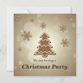 Convite Árvore de Natal Gingerpão
