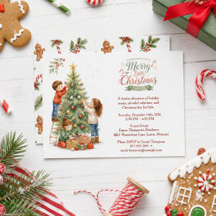 Convite Árvore de Natal Infantil Festa