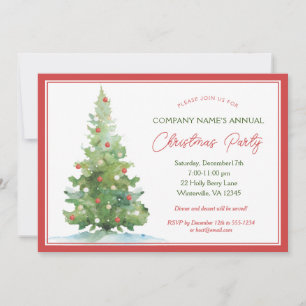 Convite Árvore de Natal na Companhia de Festa de Natal na