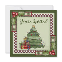 Árvore de Natal, presentes e festa de férias de Ho