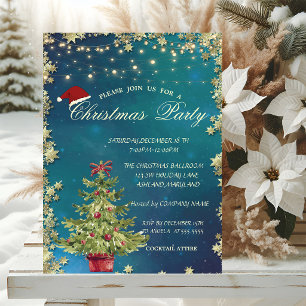 Convite Árvore de Natal Stylis, Estrelas Empresa de Natal