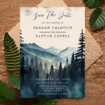 Árvore De Pinheiros De Aquarelas Salve A Placa De 