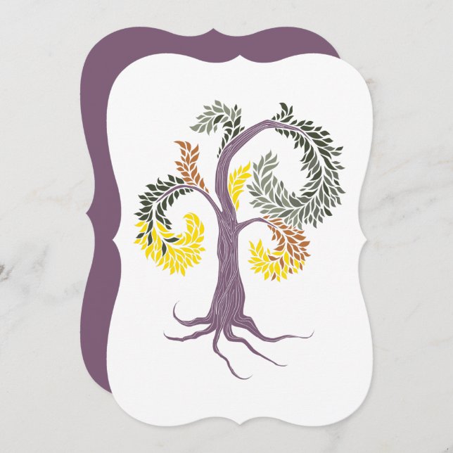 Convite árvore por adotivo (Frente/Verso)