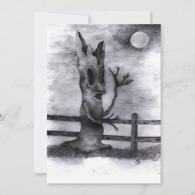 Convite "Árvore Spook" (Frente)