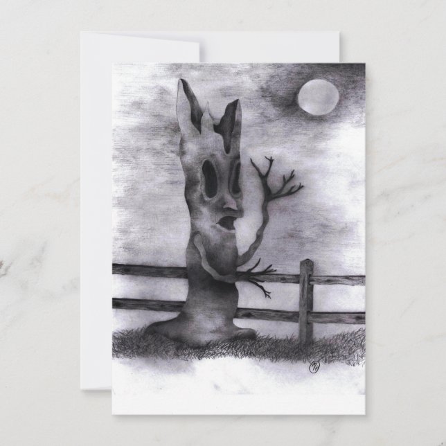 Convite "Árvore Spook" (Frente)