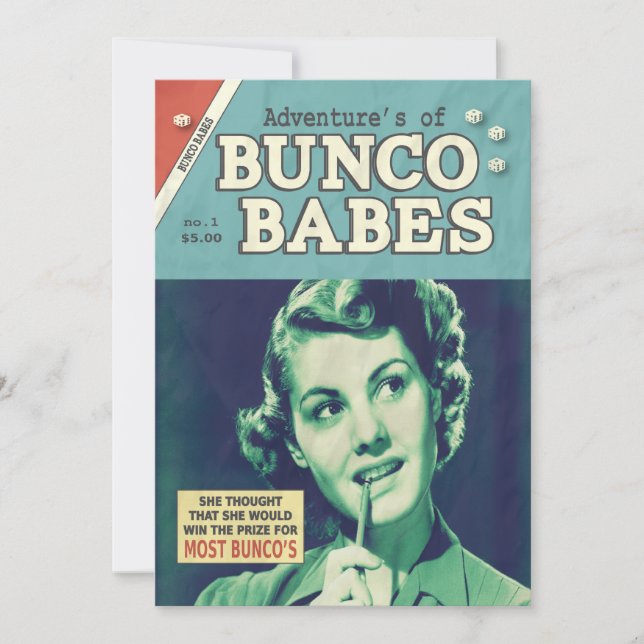 Convite As Aventuras de Bunco Babes (Frente)
