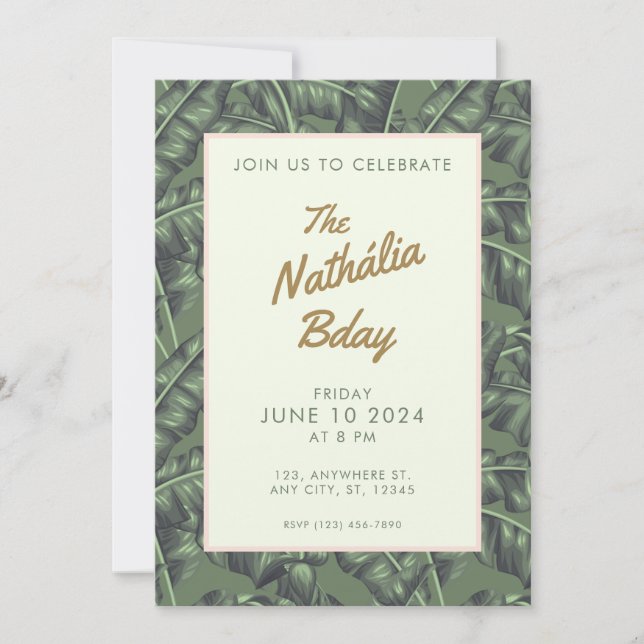 Convite As Cabanas (Frente)