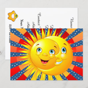 Convite às estrelas da lua Sun