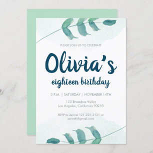 Convite As hortaliças coram aniversário botânico da