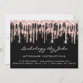 Convite As instruções depois do tratamento lançam as unida