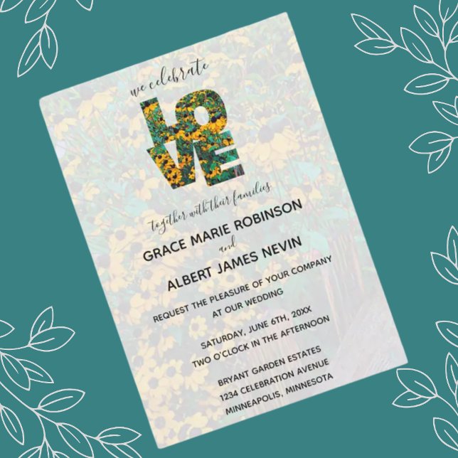 Convite As letras AMIGAS de Susan de olhos castanhos Casam (Criador carregado)