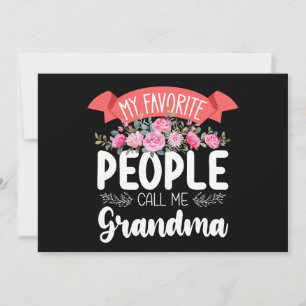 Convite As Minhas Pessoas Favoritas Chamam-Me Dia de as mã