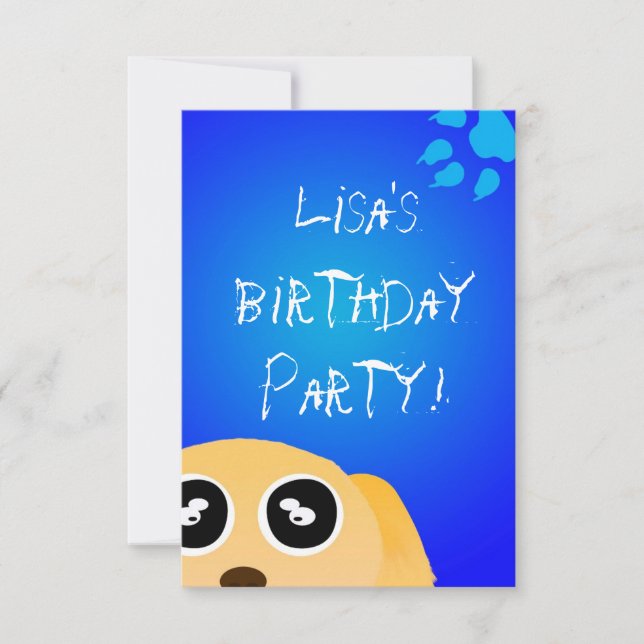 Convite As patas convidam (Frente)