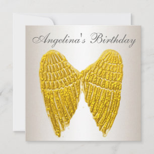 Convite Asas Douradas