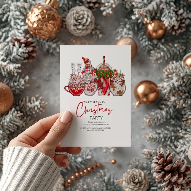 Convite Assar de Natal do Feriado (Criador carregado)