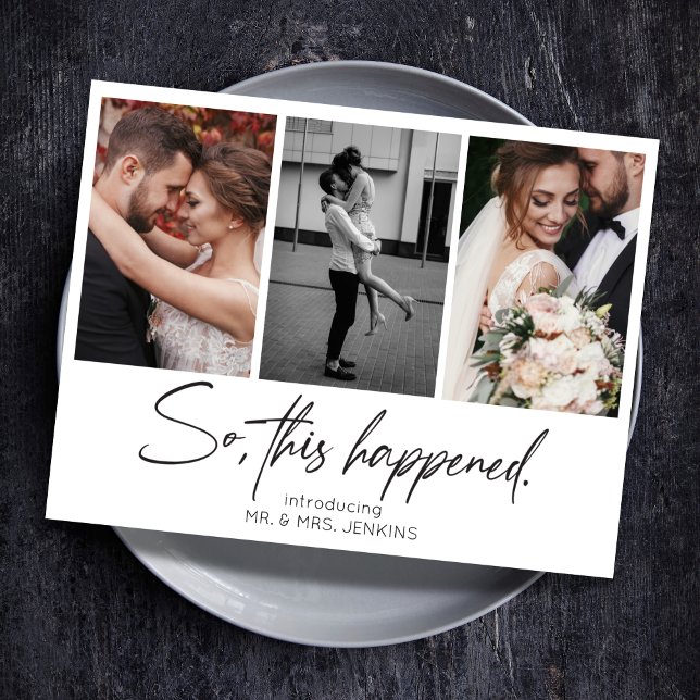 Convite Assim Aconteceu Galeria Multi Foto Casamento Furti (Criador carregado)