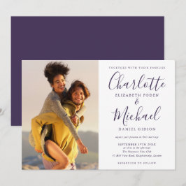 Convite Assinatura de Fotografia de Casamento em Letra de
