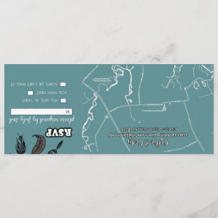 Convite Assinatura: Matte 4" x 9,25", Envelo branco padrão