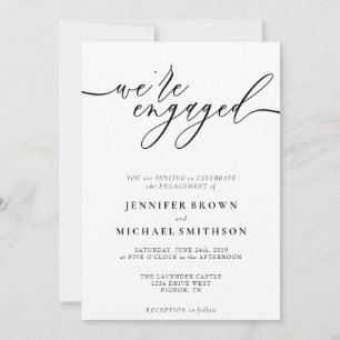 Convite Assinatura mínima simples e moderna comprometida