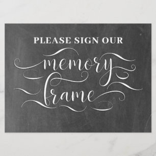 Convite Assine Nossa Mesa De Casamento De Quadro De Memór