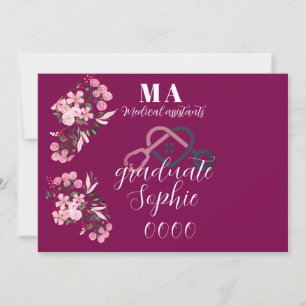 Convite Assistentes médicos personalizados se formam